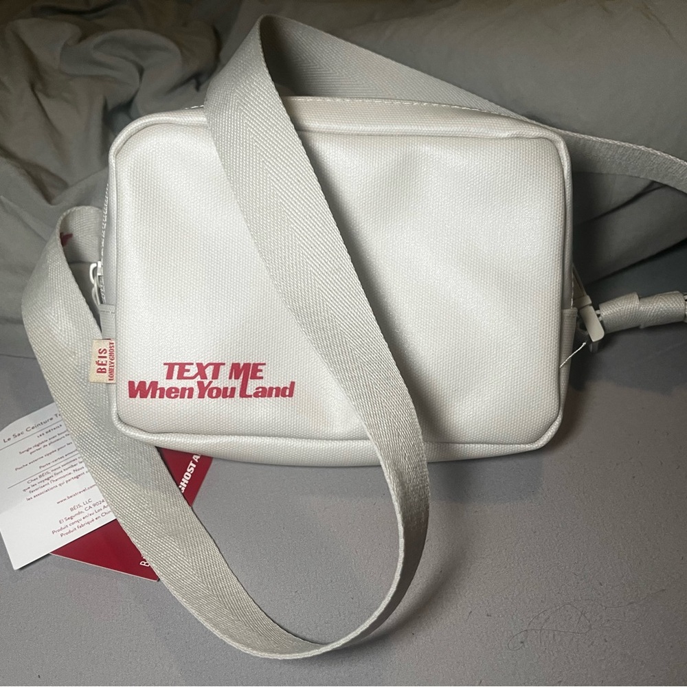BEIS White Crossbody Bag